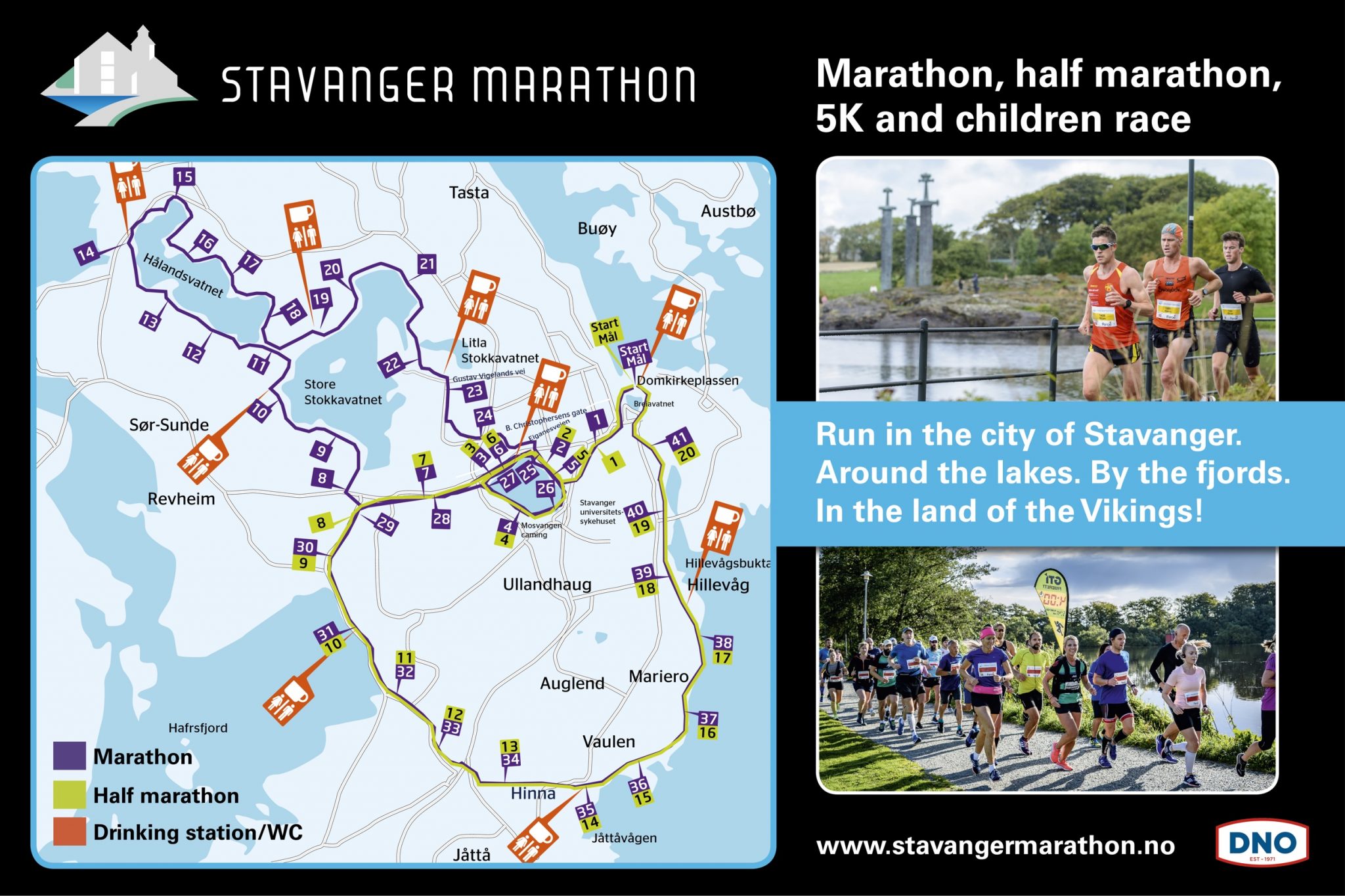 14th Stavanger Marathon and Half Marathon 2021. Stavanger, Norway
