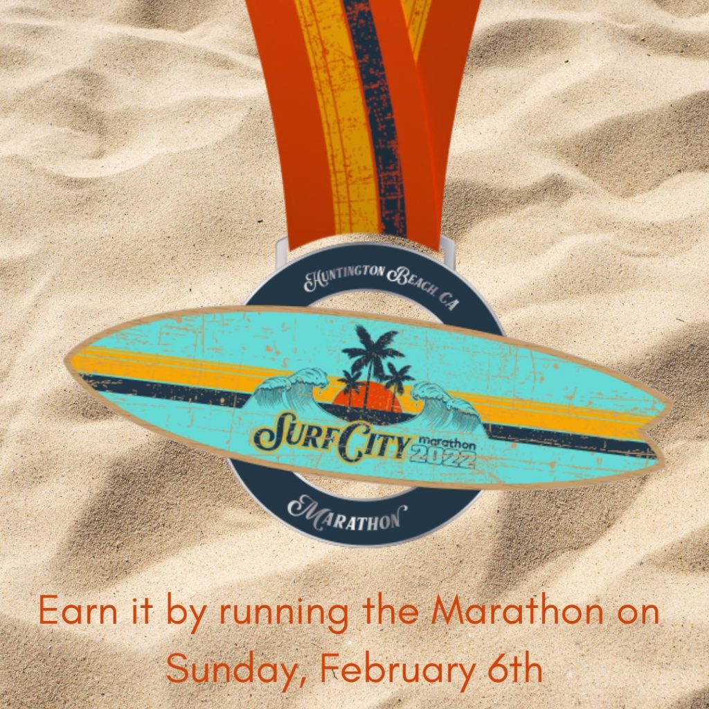 Surf City Marathon 2022 medal