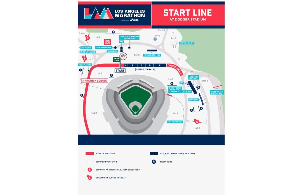Start Zone, Los Angeles Marathon 2023